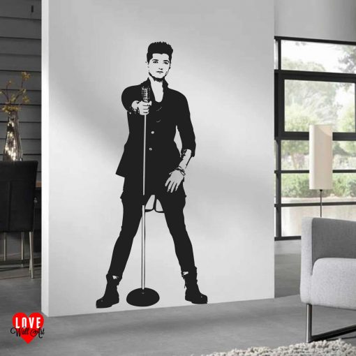 Danny O'Donoghue of The Script lifesize silhouette wall art sticker